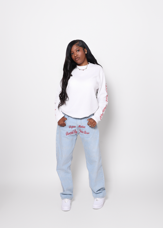Women’s Directed By Jesus Christ Denim